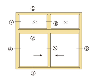 武漢88係列推拉窗（A型）