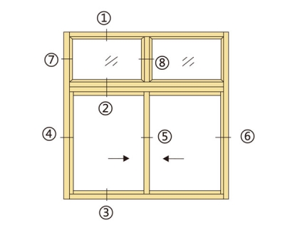 上海88係列推拉窗（B型）