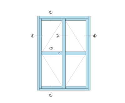 70係列鋁合金平開窗